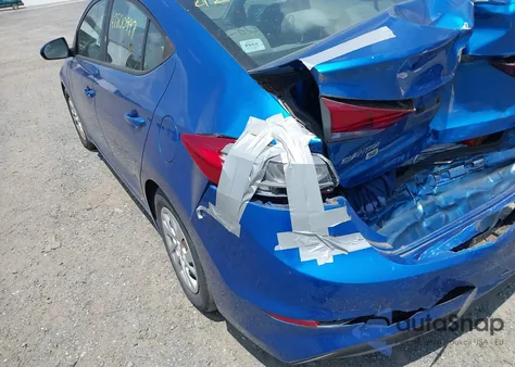 2017 Hyundai Elantra Se из США, поврежденный, VIN 5NPD74LF0HH132159